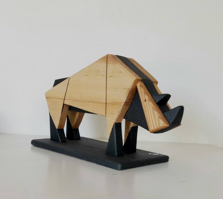 Original Modern Animal Sculpture by Anna e Daniele Beltrame - Sedie Rustiche di Beltrame Daniele snc