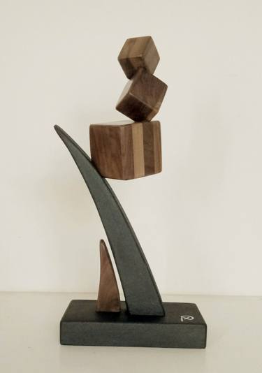 Original Conceptual Abstract Sculpture by Anna e Daniele Beltrame - Sedie Rustiche di Beltrame Daniele snc