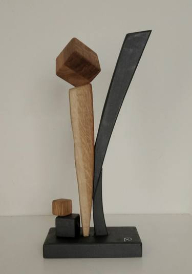 Original Modern Abstract Sculpture by Anna e Daniele Beltrame - Sedie Rustiche di Beltrame Daniele snc