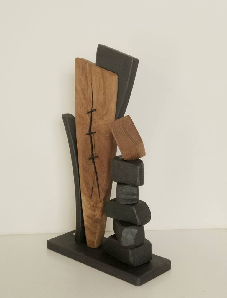 Original Modern Abstract Sculpture by Anna e Daniele Beltrame - Sedie Rustiche di Beltrame Daniele snc