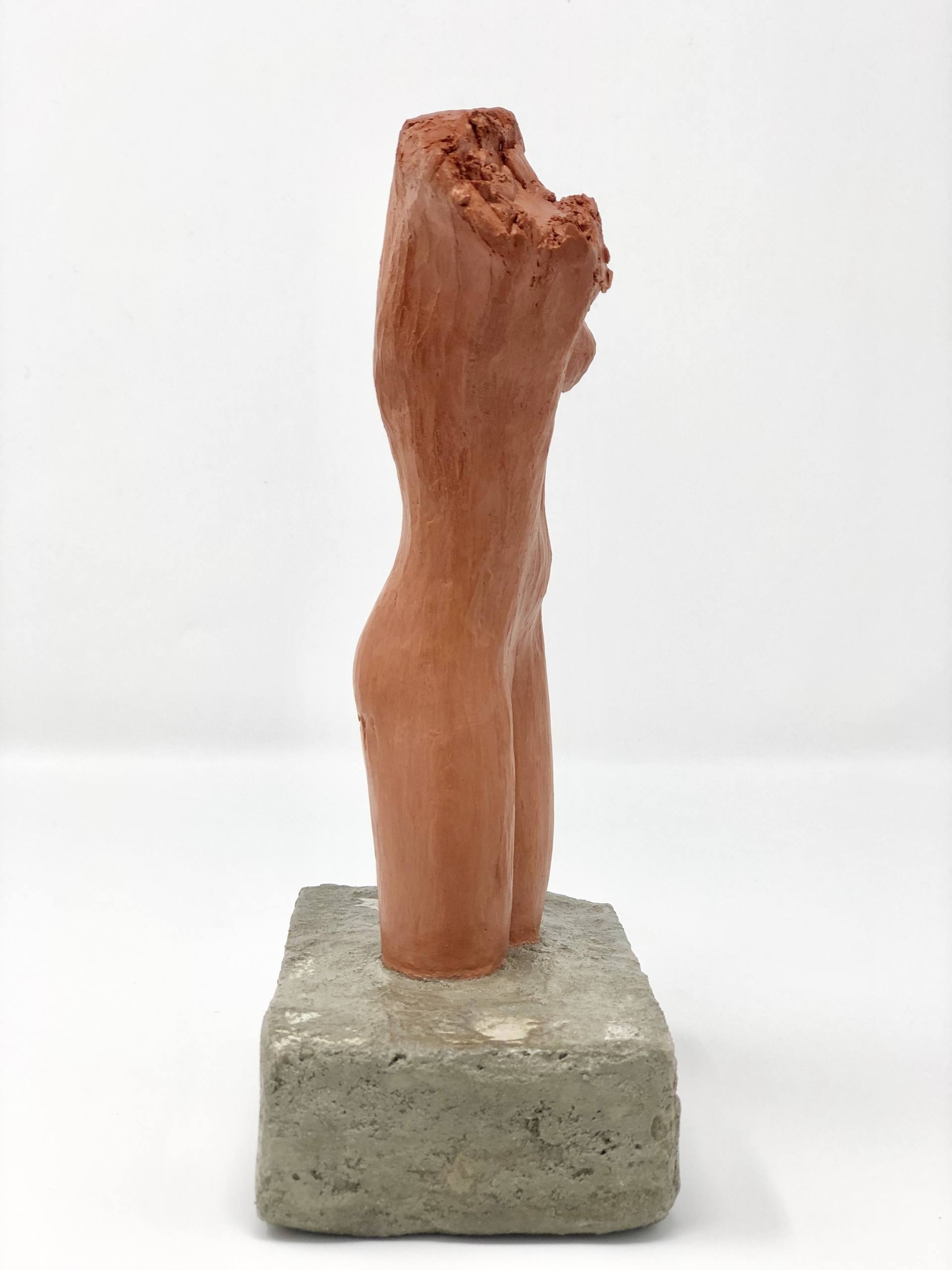 Modello (Model) hand formed clay sculpture Sculpture by Diane Tacinelli