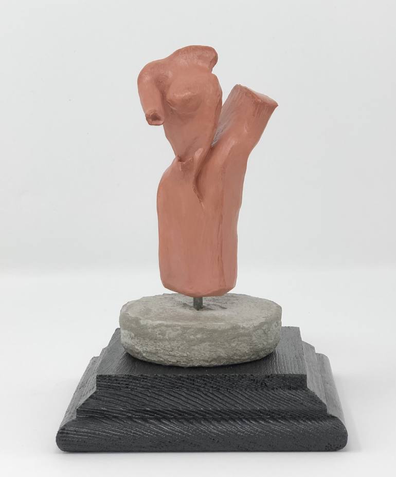 Modello (Model) hand formed clay sculpture Sculpture by Diane
