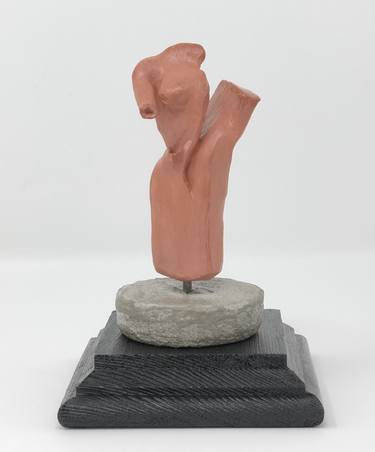 Modello (Model) hand formed clay sculpture thumb