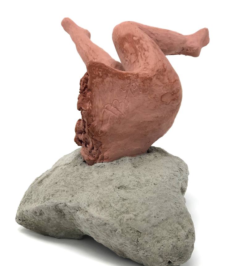 Kick - Clay Sculpture - Print