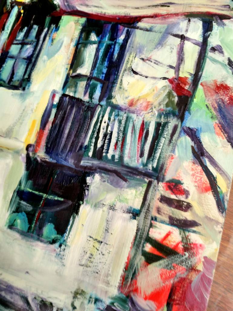 Old village house Painting by Ana Filev Saatchi Art