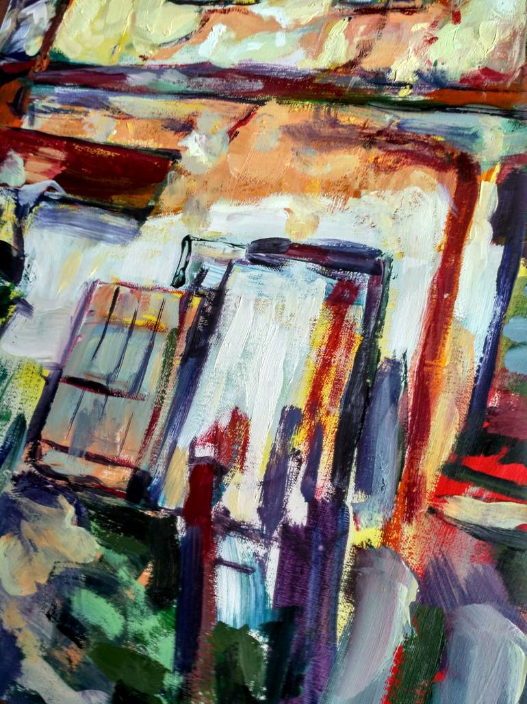 Old village house Painting by Ana Filev Saatchi Art