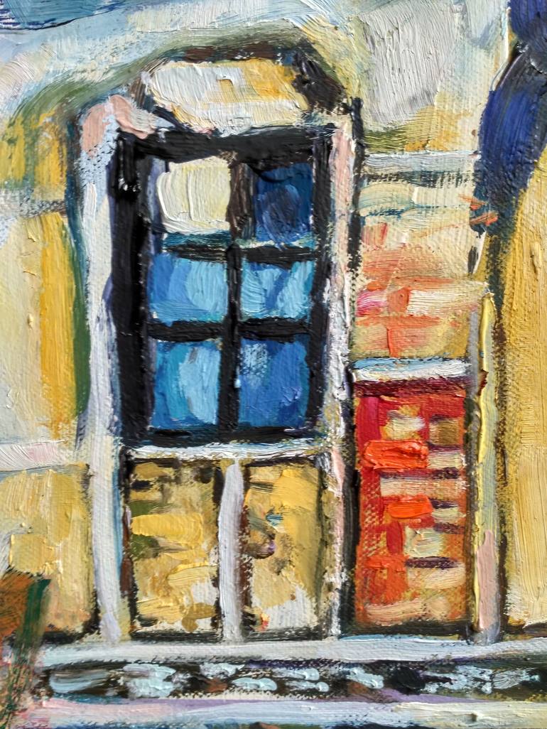 Original Figurative Architecture Painting by Ana Filev