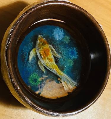 Ocean in a soup bowl by Souman Bose. 2024. thumb