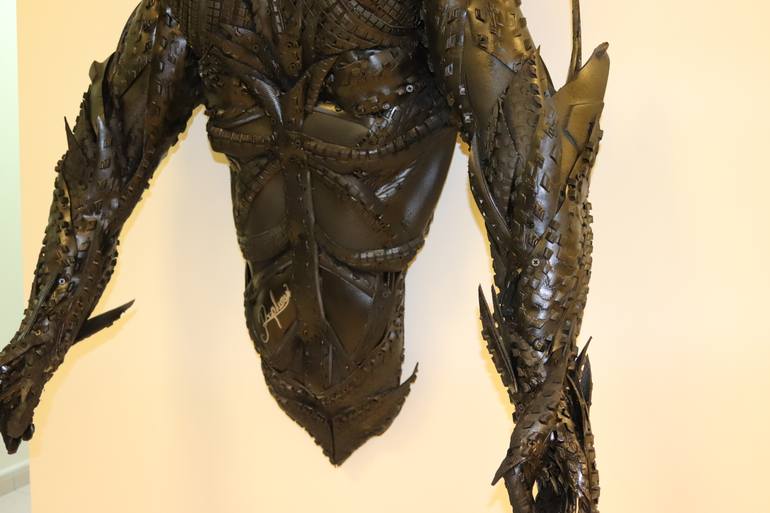 Original Art Deco Animal Sculpture by Jhon Anderson Renteria Lara