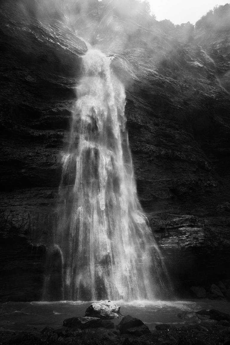 Original Nature Photography by Elena Raceala | Other Art on Paper | Waterfall at Cirque du Fer-a-Cheval - Limited Edition of 10