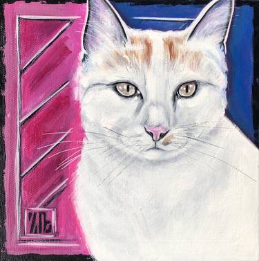 Print of Cats Paintings by Zanna Brzyzek