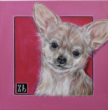 Print of Pop Art Dogs Paintings by Zanna Brzyzek