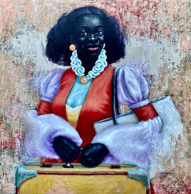 Original Impressionism Women Paintings by Aragbada Olayinka