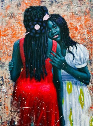 Original Women Painting by Aragbada Olayinka