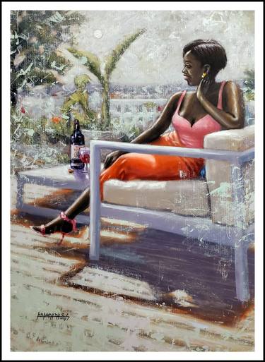 Original Women Painting by Aragbada Olayinka