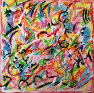 Original Abstract Paintings by Jzerofour Art