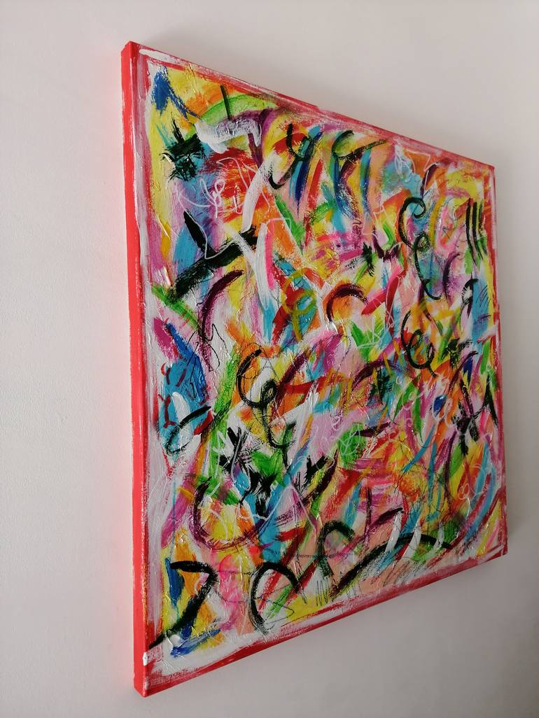 Original Abstract Painting by Jzerofour Art