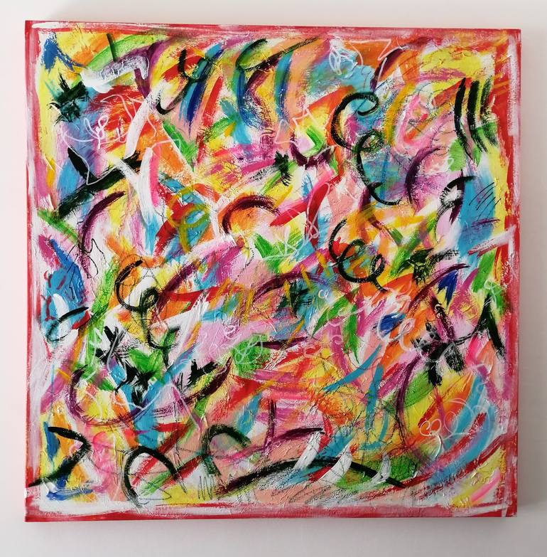 Original Abstract Painting by Jzerofour Art