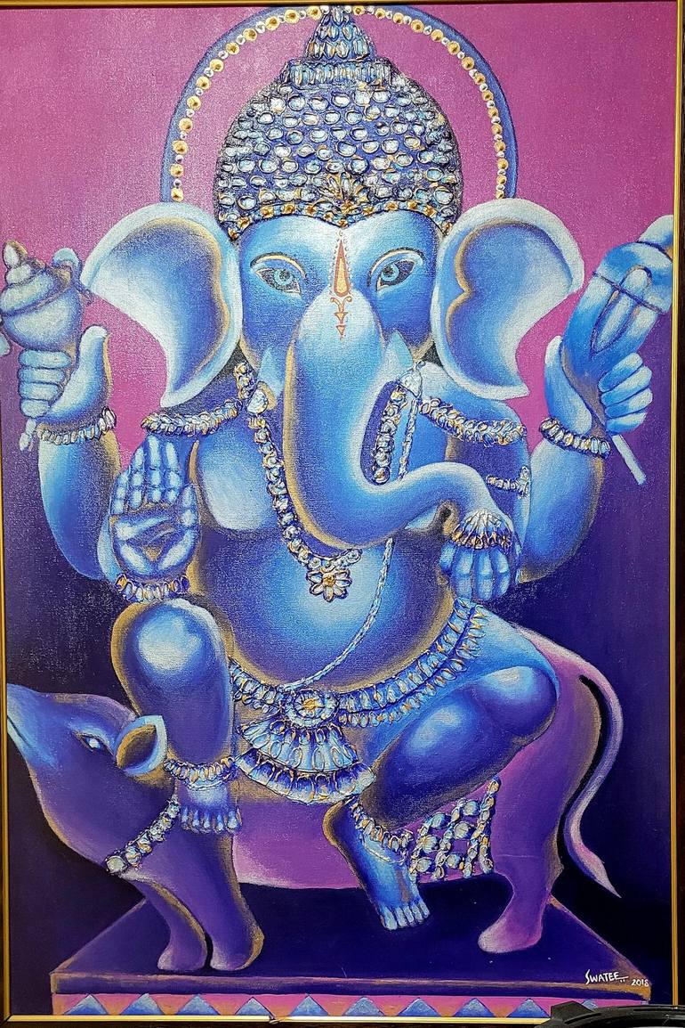 Ganesha shops handmade painting