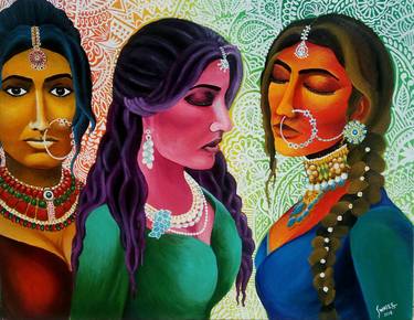 Original Figurative People Paintings by Swati Jawale