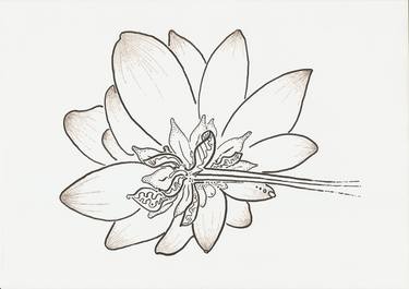 Original Figurative Floral Drawings by Egor Chashchin