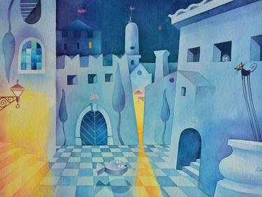 Print of Illustration Architecture Paintings by Radko Oketic