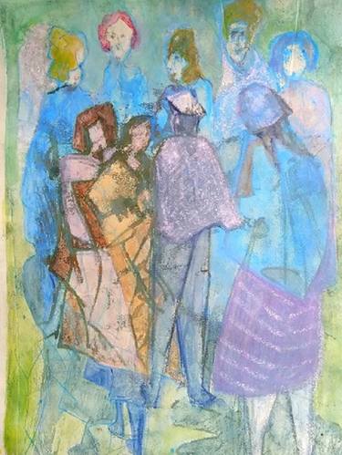 Print of People Mixed Media by Paula McNeill