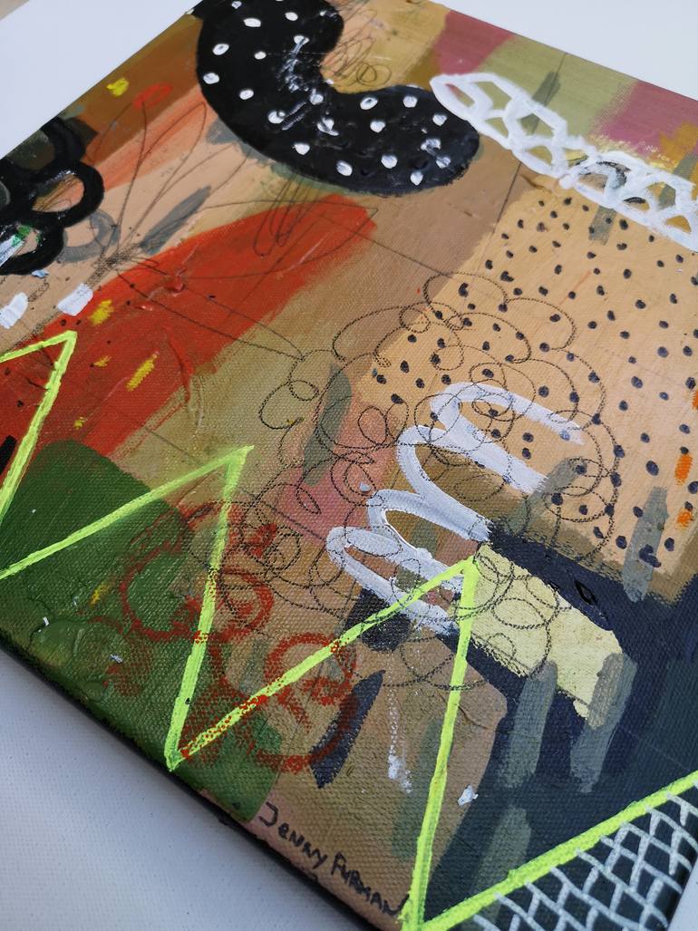 Original Modernism Abstract Painting by Jenny Furman