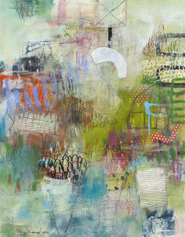 Print of Fine Art Abstract Paintings by Jenny Furman