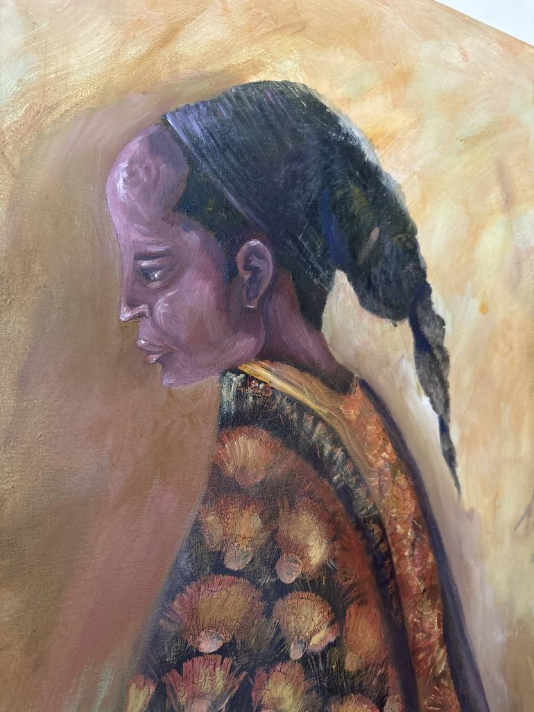 Original Impressionism Women Painting by donia alsaleh