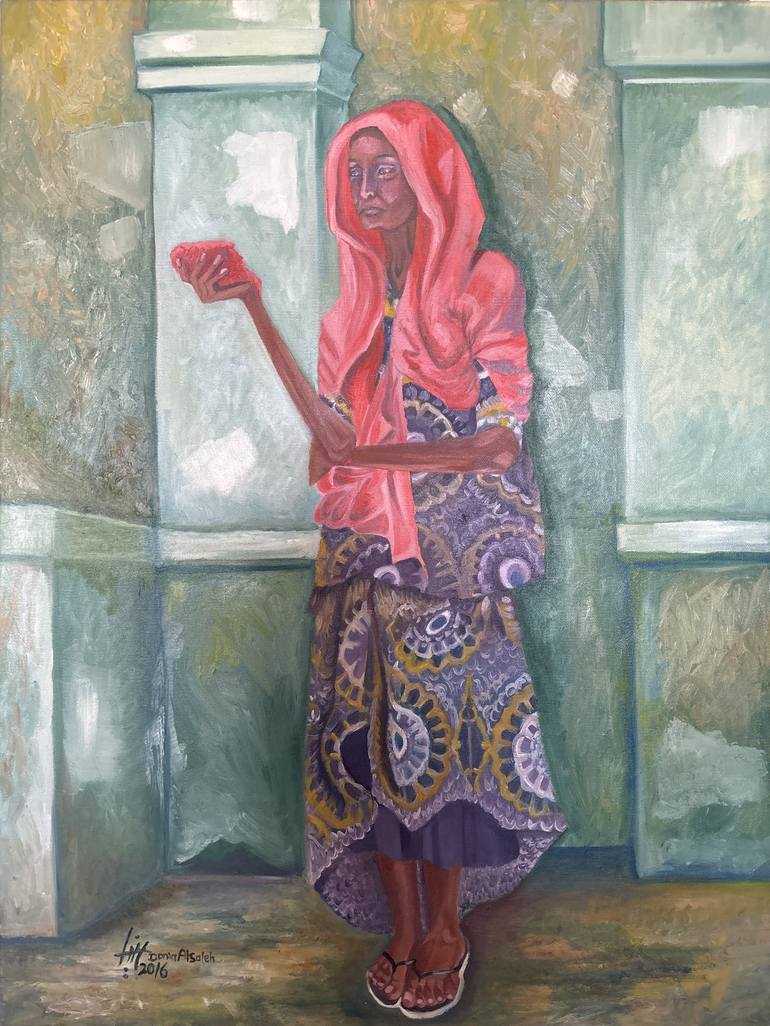 Original Women Painting by donia alsaleh