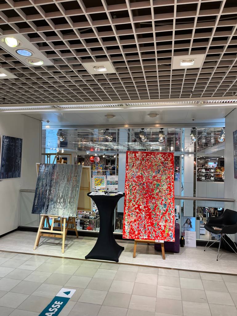 Original Abstract Expressionism Abstract Painting by Svitlana Andriichenko