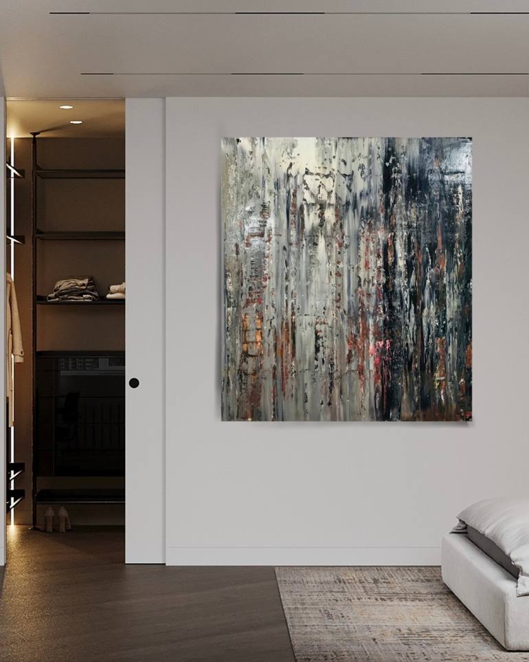 Original Abstract Expressionism Abstract Painting by Svitlana Andriichenko