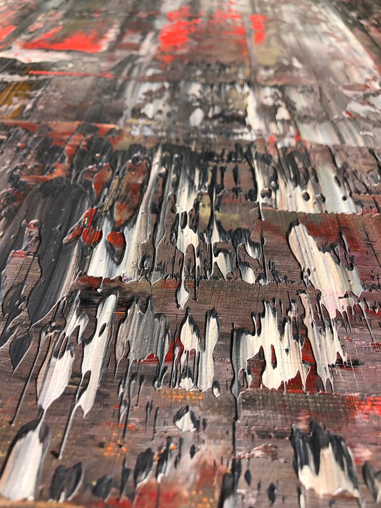 Original Abstract Expressionism Abstract Painting by Svitlana Andriichenko