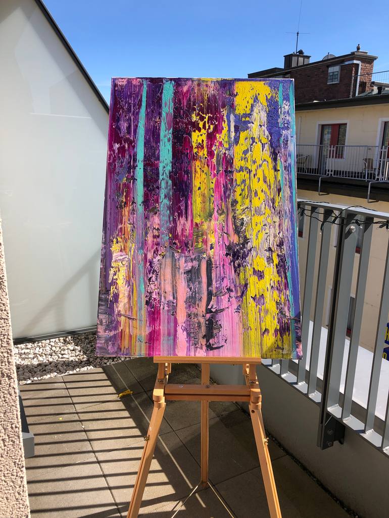 Original Abstract Expressionism Abstract Painting by Svitlana Andriichenko