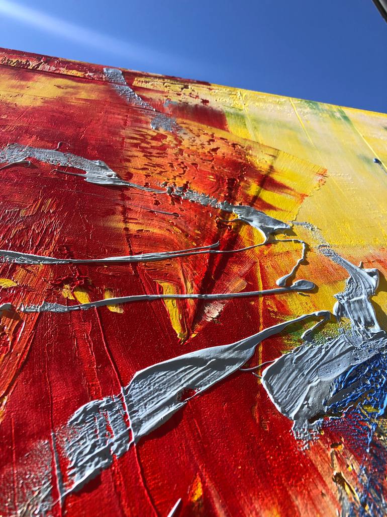 Original Abstract Expressionism Abstract Painting by Svitlana Andriichenko