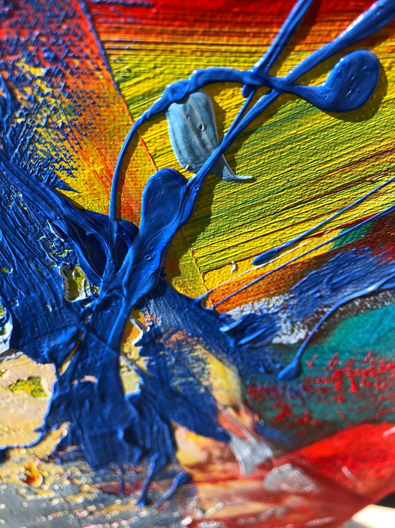 Original Abstract Expressionism Abstract Painting by Svitlana Andriichenko