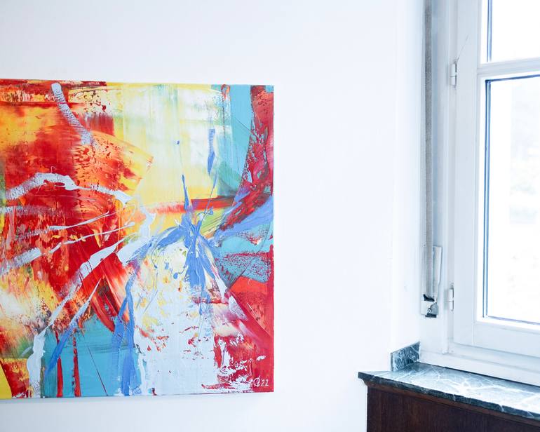 Original Abstract Expressionism Abstract Painting by Svitlana Andriichenko