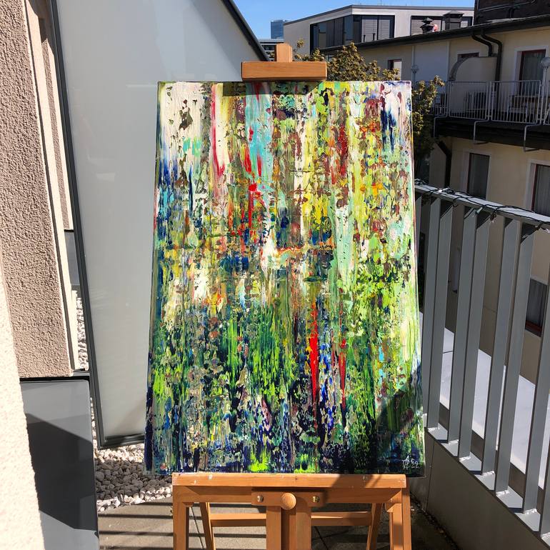 Original Abstract Expressionism Abstract Painting by Svitlana Andriichenko