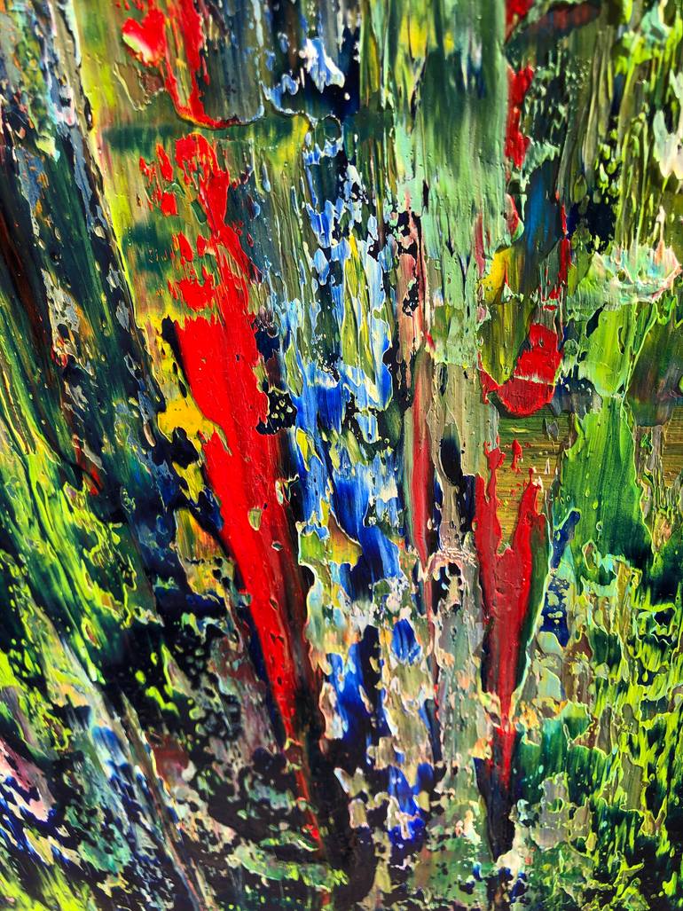 Original Abstract Expressionism Abstract Painting by Svitlana Andriichenko