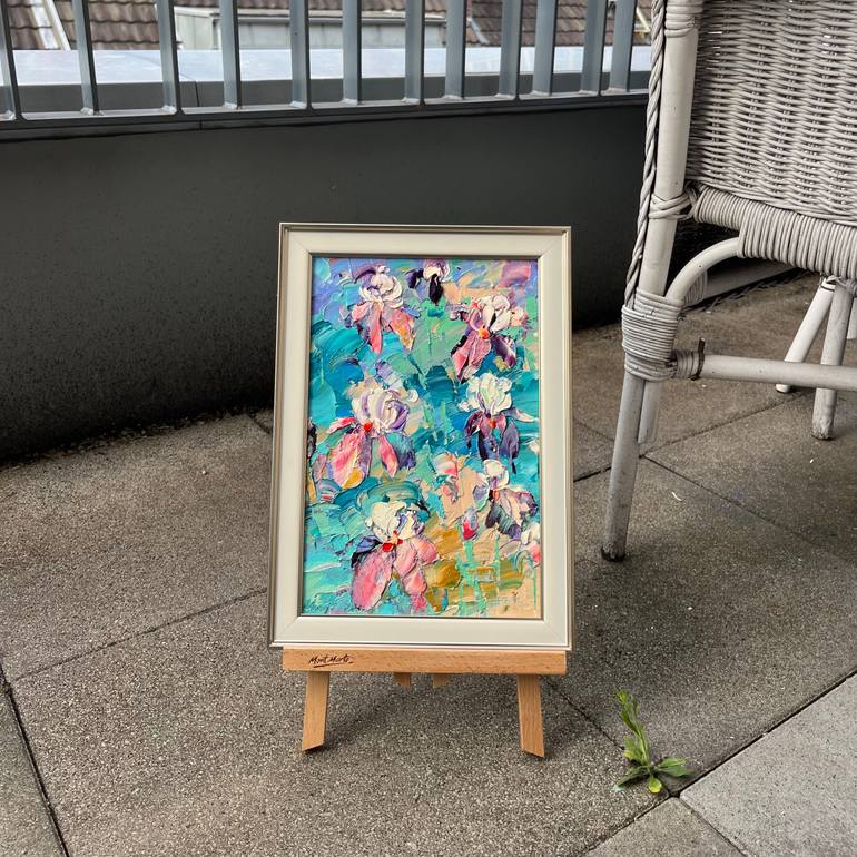 Original Abstract Floral Painting by Svitlana Andriichenko