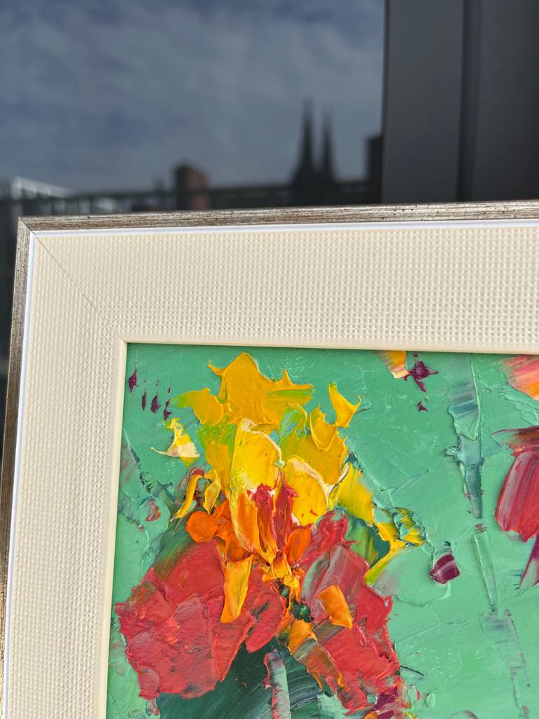 Original Abstract Floral Painting by Svitlana Andriichenko