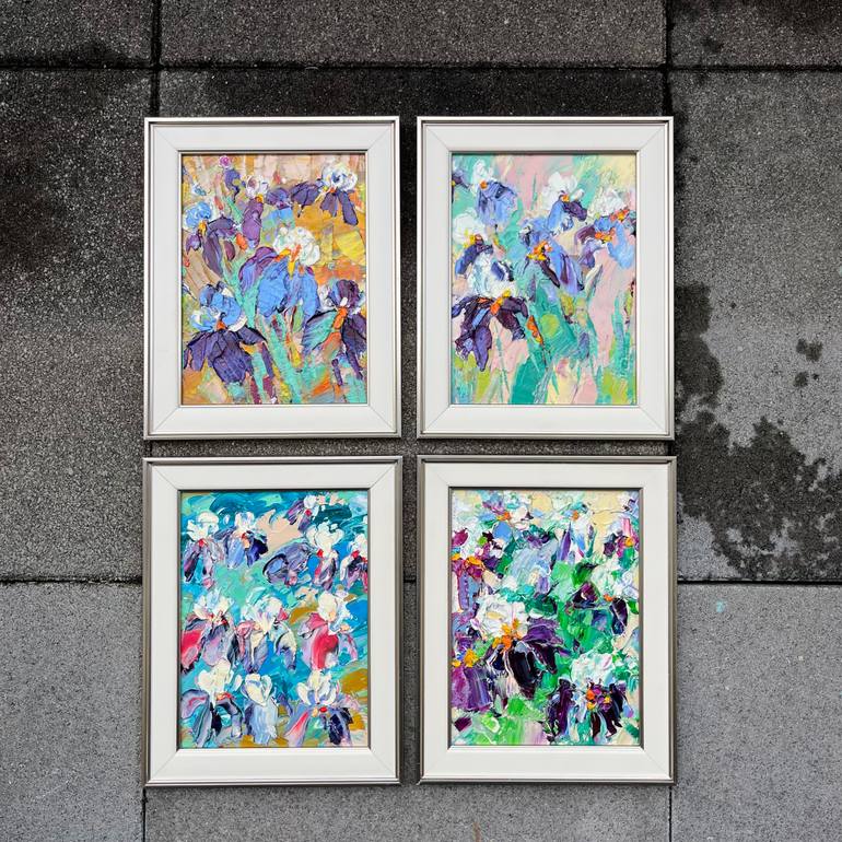 Original Abstract Floral Painting by Svitlana Andriichenko