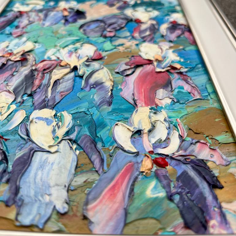 Original Abstract Floral Painting by Svitlana Andriichenko