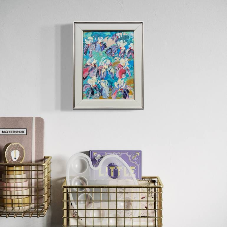Original Abstract Floral Painting by Svitlana Andriichenko
