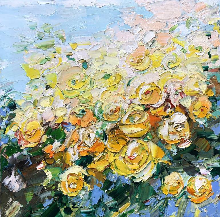 Print of Abstract Floral Paintings by Svitlana Andriichenko