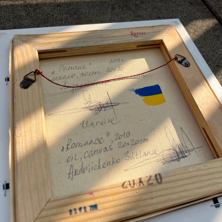 Original Abstract Floral Painting by Svitlana Andriichenko