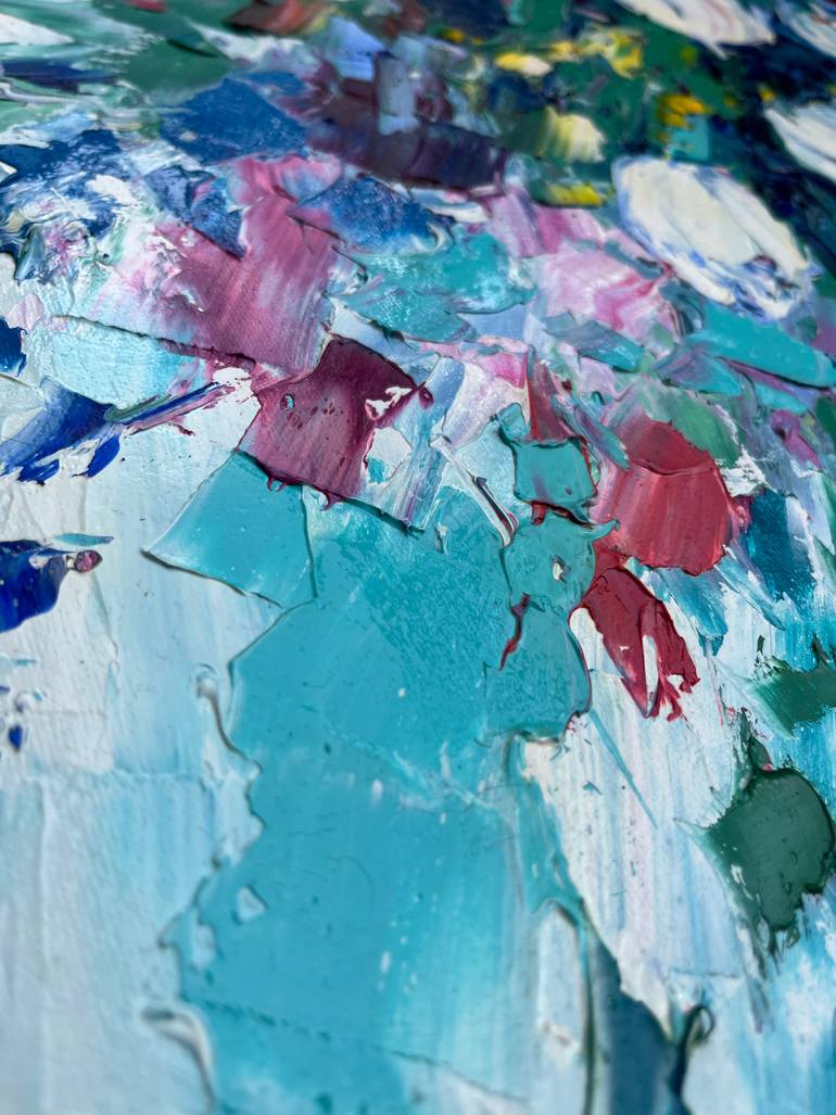 Original Abstract Floral Painting by Svitlana Andriichenko