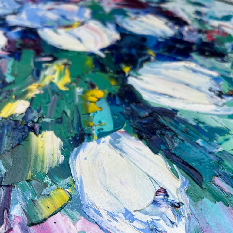 Original Abstract Floral Painting by Svitlana Andriichenko