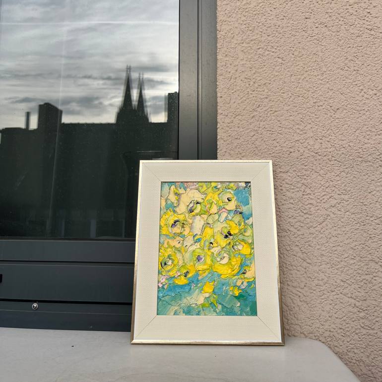 Original Abstract Floral Painting by Svitlana Andriichenko